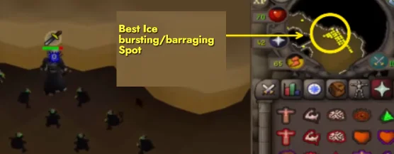 best Ice bursting/barraging spot