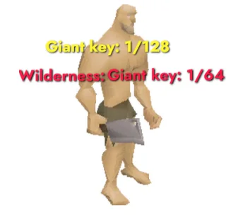 Giant key from hill giant