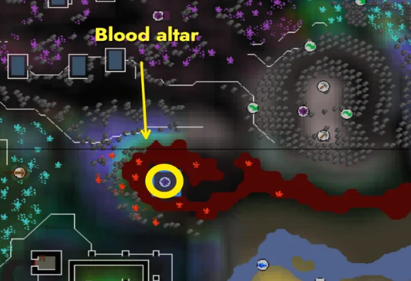 location of blood altar