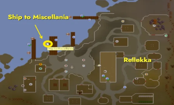 ship to Miscellania from Relleka