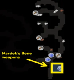 Nardok’s bone weapons