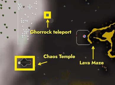 How to get to chaos temple