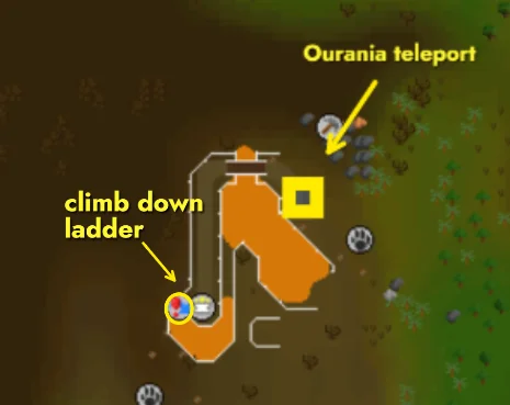 Ourania teleport