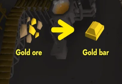 making gold bars