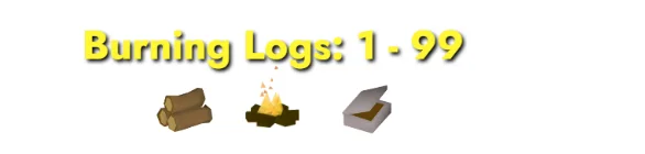 burning logs: 1- 99