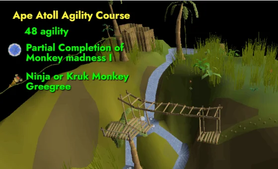 Ape Atoll Agility Course