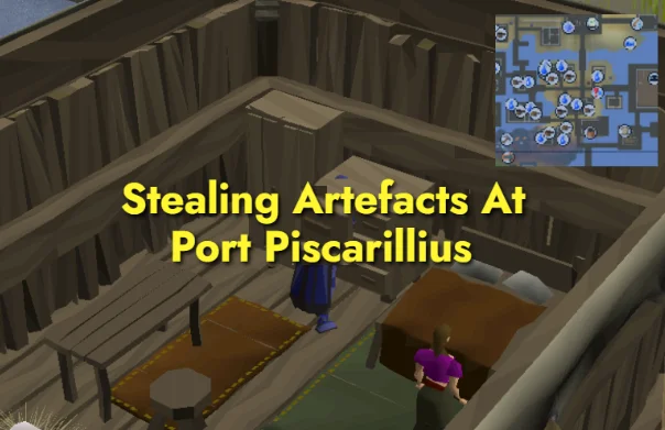 stealing artefacts at port piscarillius