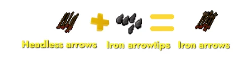 Making Iron arrows