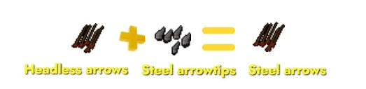 Making Steel arrows