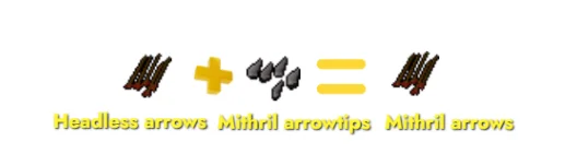 Making Mithril arrows