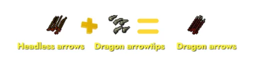 Making Dragon arrows