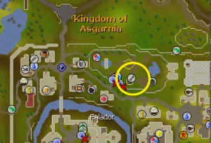 Falador Park for tree runs