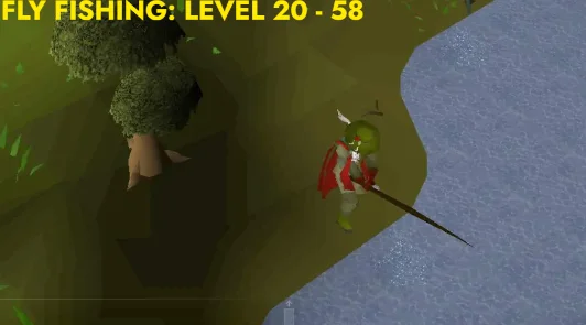 fly fishing level 20 to 58 fishing