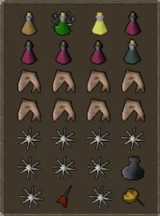 inventory setup of Venenantis melee