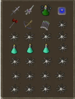 inventory setup for Corporeal beast solo