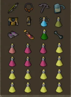 inventory setup for Nex with hybrid