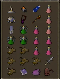 melee mage inventory setup for the nightmare