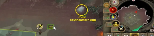 most southeastern egg with Araxxor