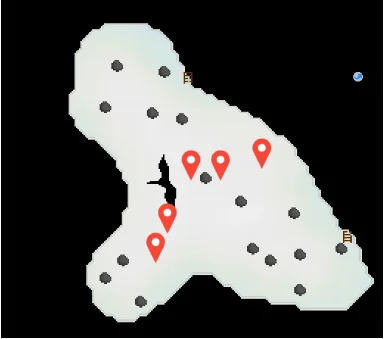 Location of Bloodvelds in Wilderness God Wars