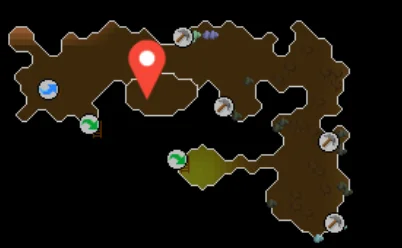 Blue dragon location in Heroes' guild