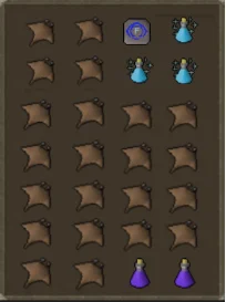 inventory setup for ranged for Blue dragon