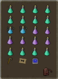 Inventory setup for ranged for Blue Dragons