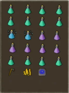 Inventory setup for ranged for Iron Dragon