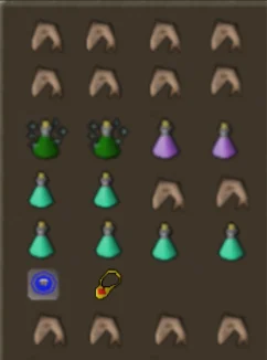 Inventory setup for melee for adamant dragon