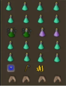 inventory setup for melee for red dragon