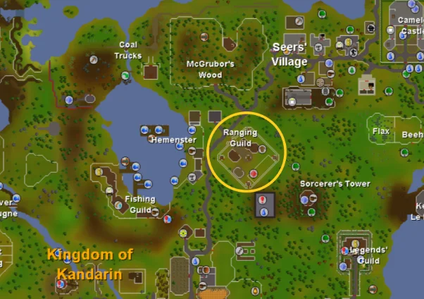 location of the ranging guild