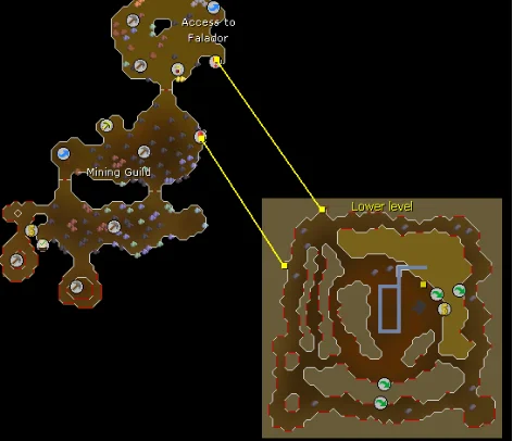 location of motherload mine