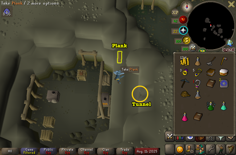 Tunnel under Miscellania