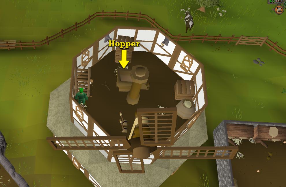 Hopper in Lumbridge mill