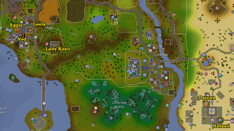 NPCs in Prince Ali rescue