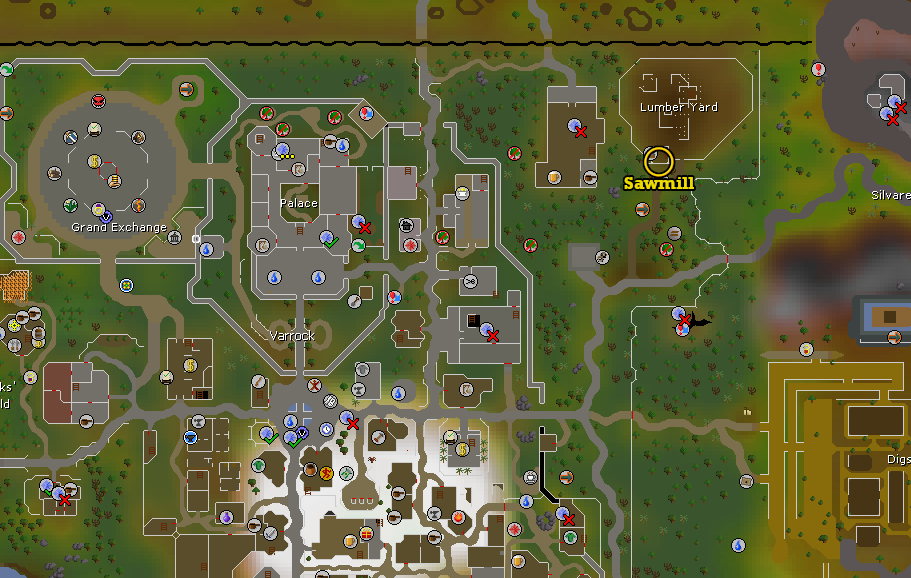 Location of Lumberyard