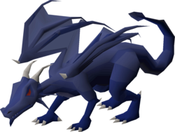 Blue dragon kill without shortcut (Bones & hide)